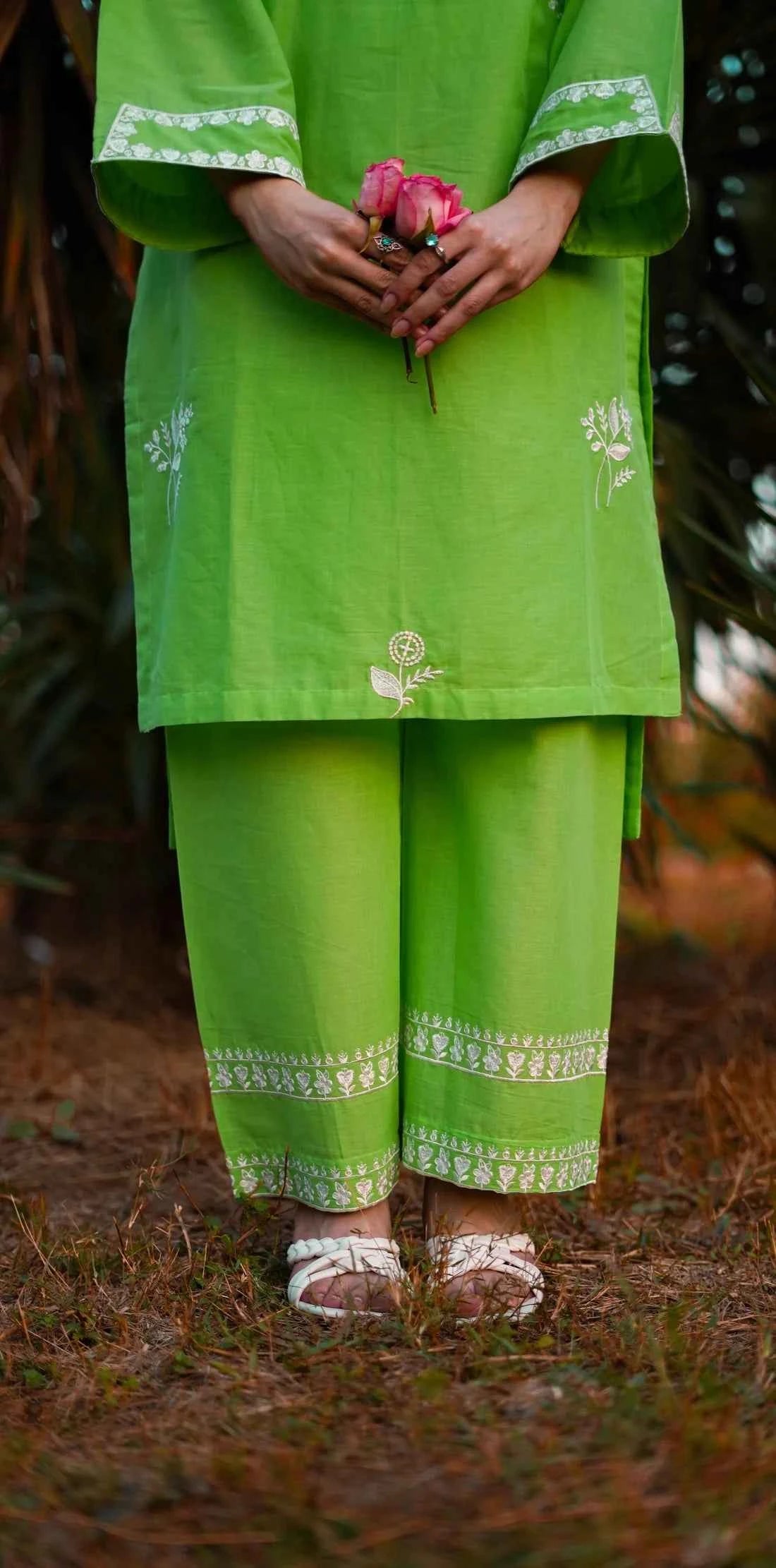 Ishaal - 2-Piece Embroidered Lawn with Trouser