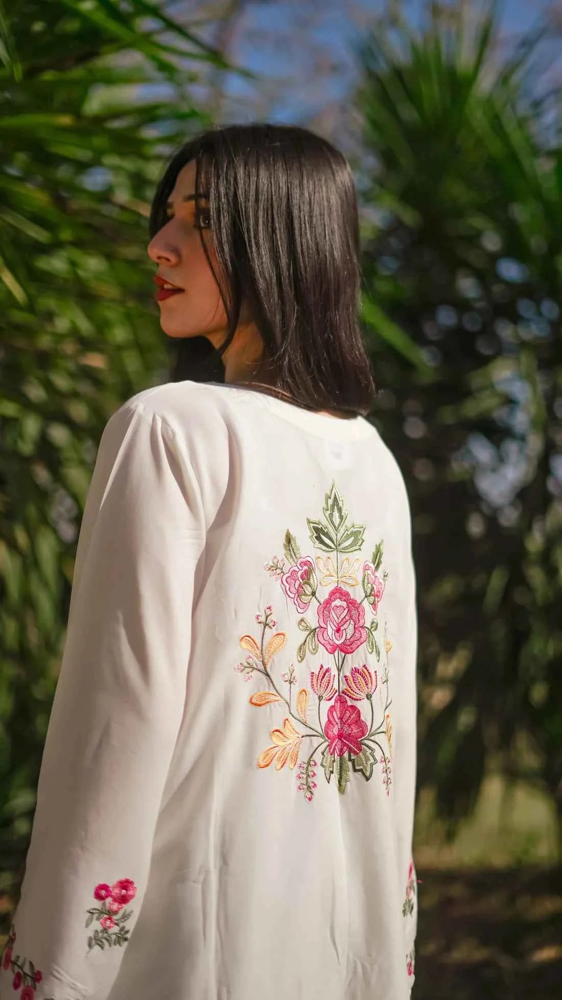 Komal - 2-Piece Embroidered Lawn with Plain Trouser