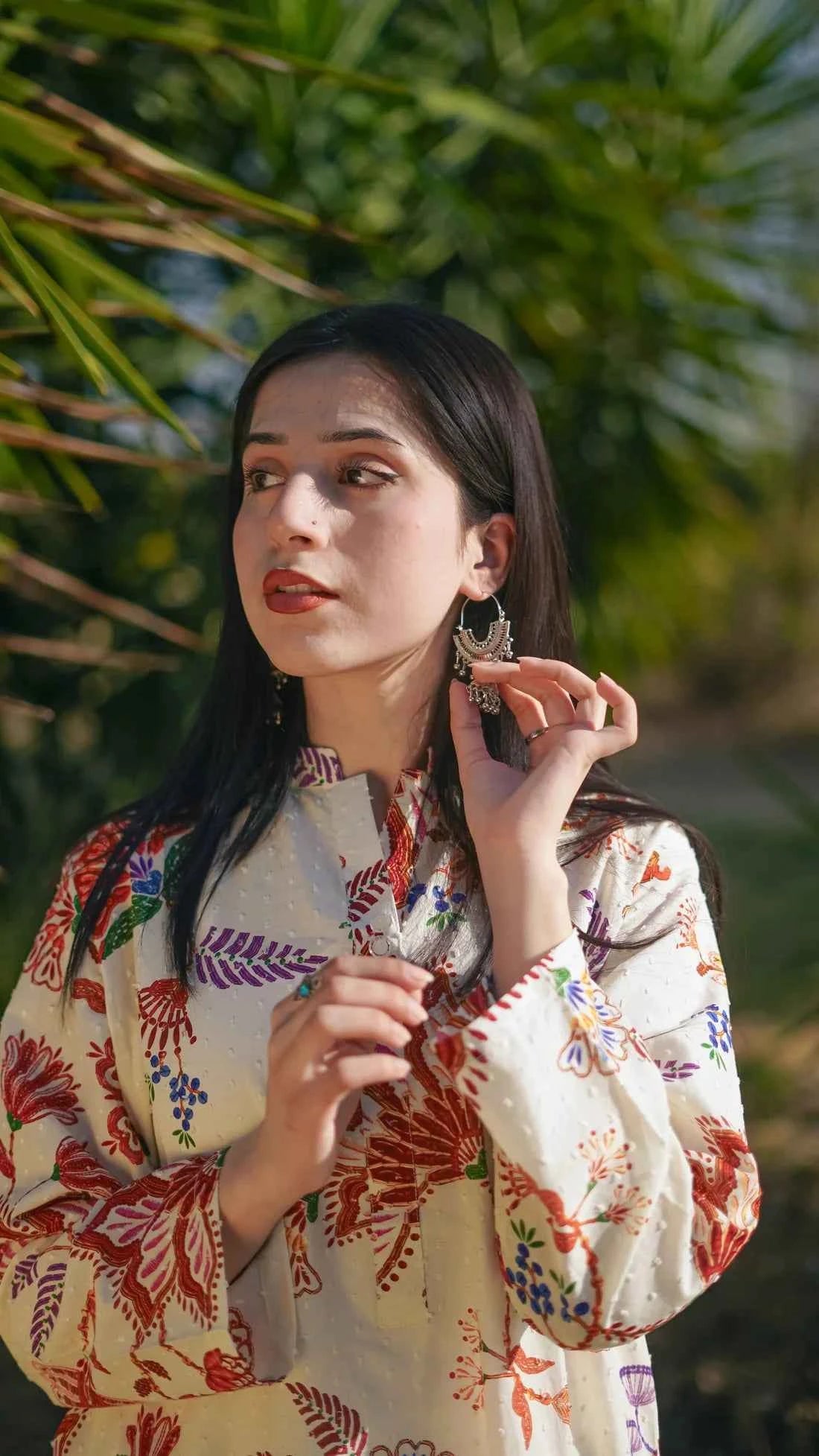 Mahnoor - 2-Piece Printed Lawn with Trouser Ensemble