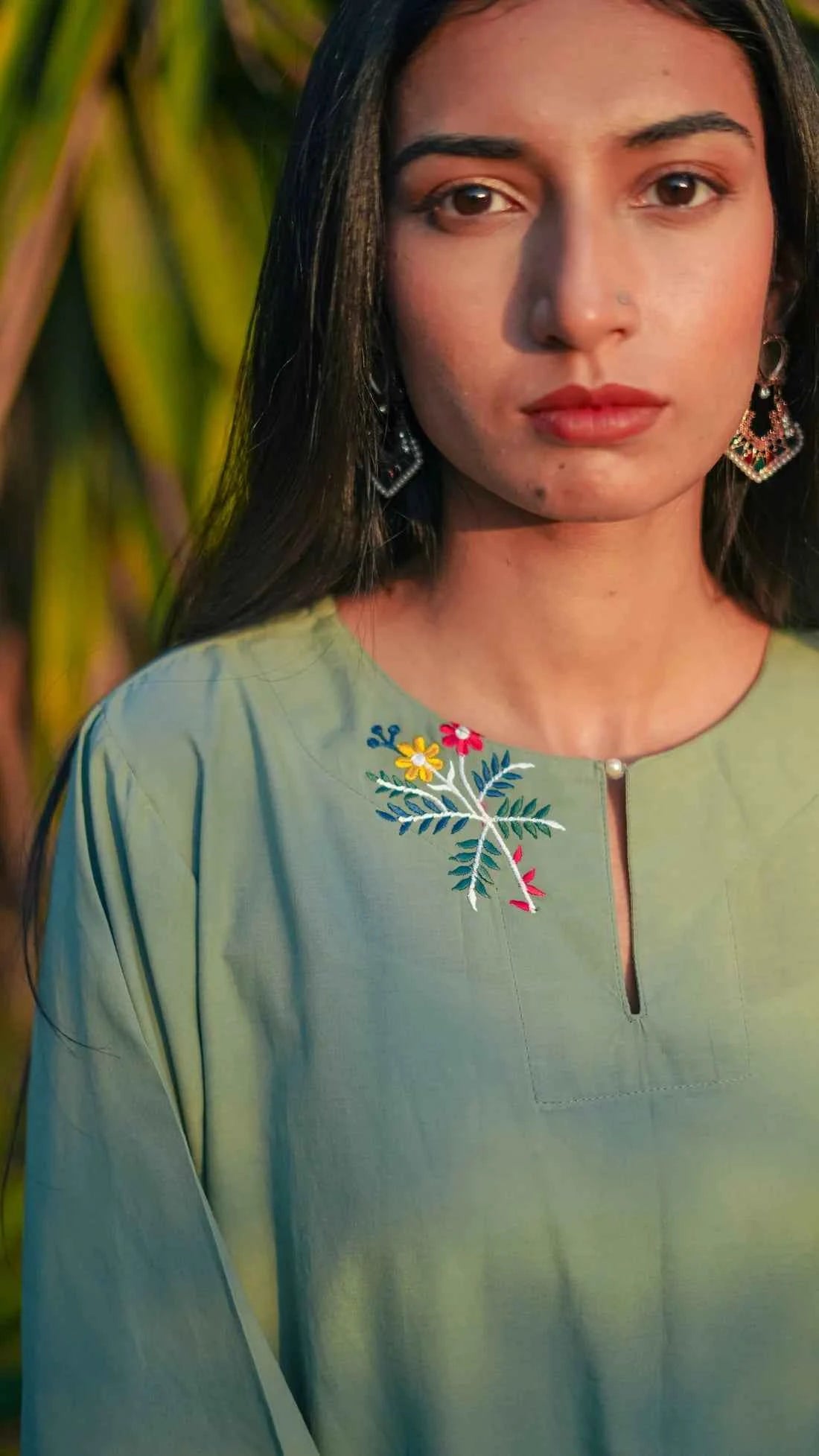 Miral - 2-Piece Embroidered Lawn Shirt with Trouser