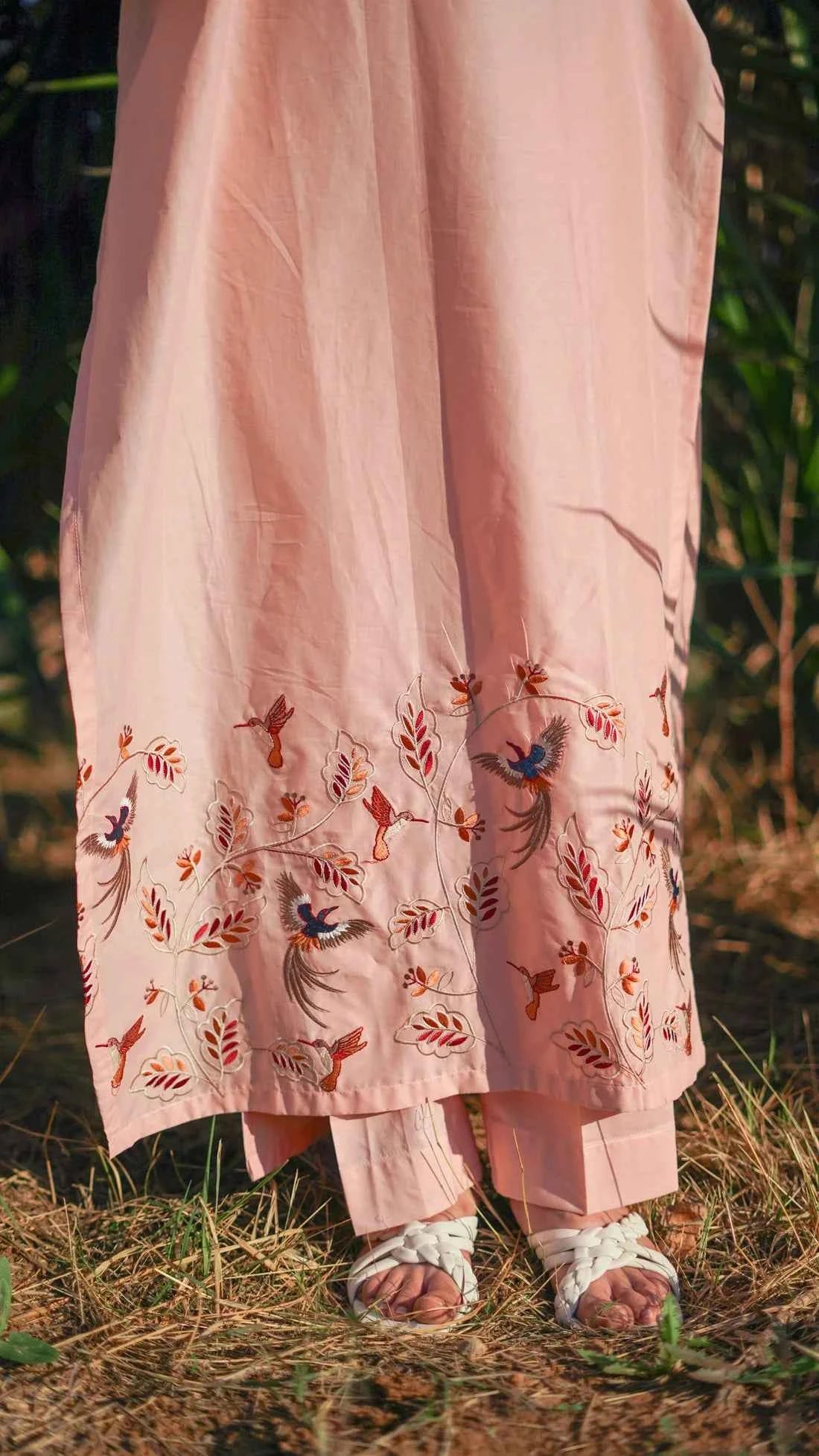 Rida - 2-Piece Embroidered Lawn Shirt with Trouser