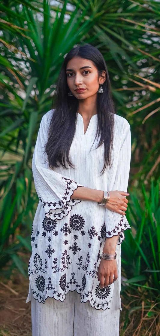 Irha - 2-Piece Embroidered Lawn Ensemble